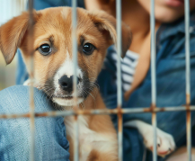 adorable-puppy-sits-cage-animal-shelter-waiting-someone-adopt-him